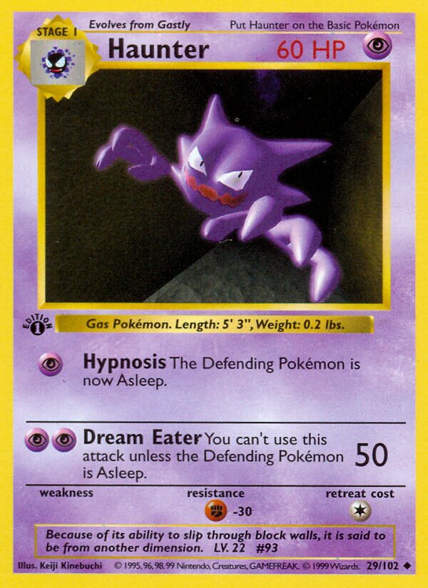 Haunter Base 29/102 Uncommon