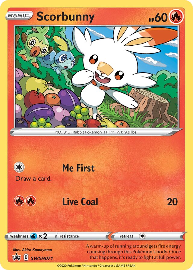 SWSH071 Scorbunny SSP PROMO