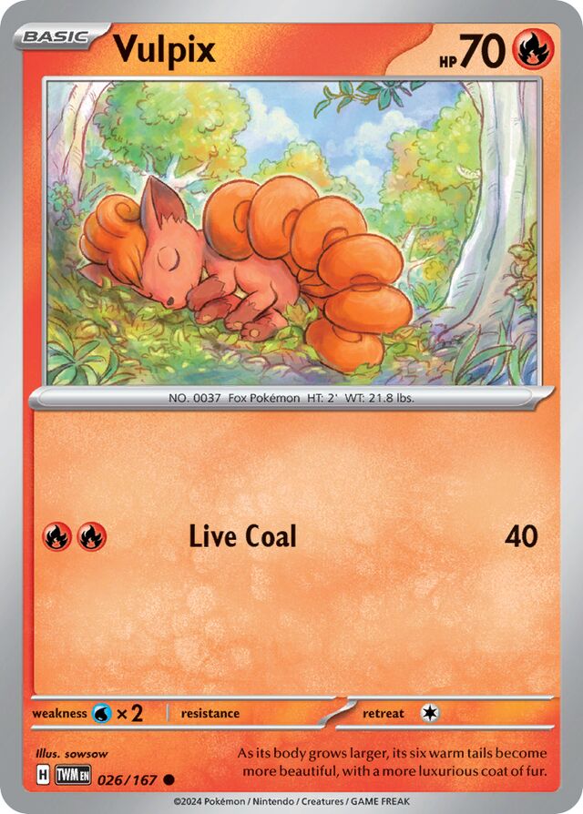 026/167 Vulpix TWM Common