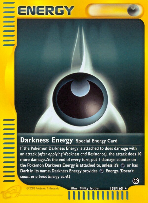 158/165 Darkness Energy EX Rare