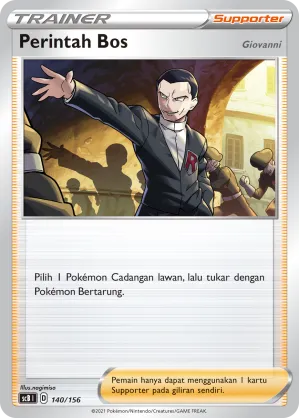 Boss's Orders (Challenge V Starter Deck 140/156)