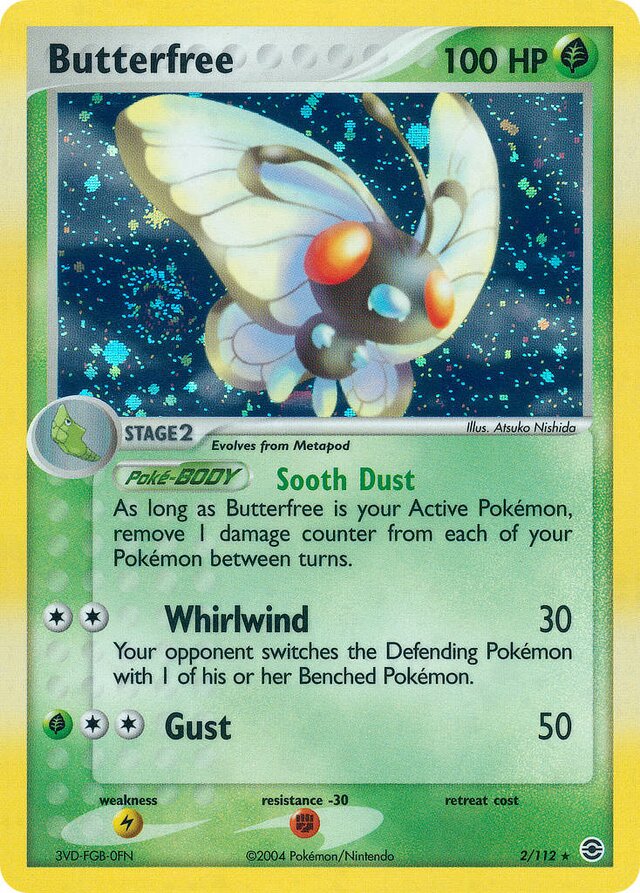 2/112 Butterfree RG Rare Holo