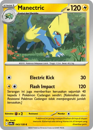 Manectric (Bonds of Destiny 043/139)