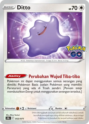 Ditto (Pokémon GO 053/071)