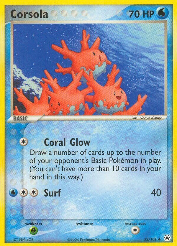 32/101 Corsola HL Uncommon