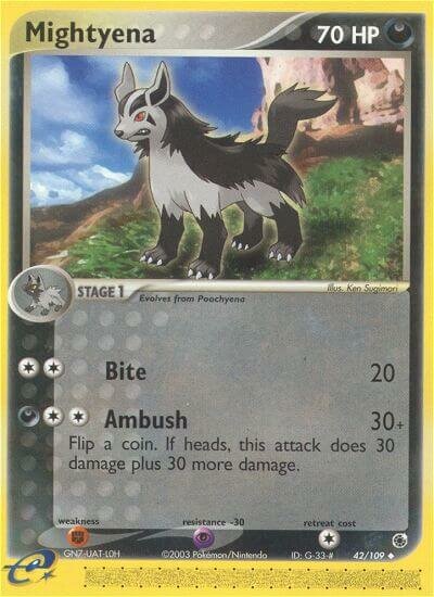 42/109 Mightyena RS Uncommon