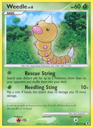 Weedle (Rising Rivals 86/111)