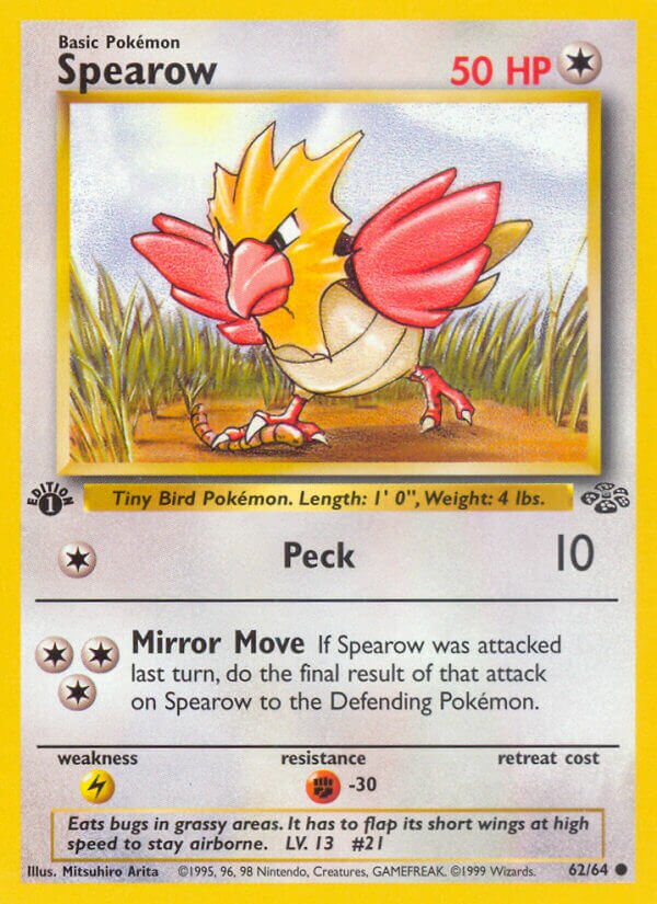 Spearow Jungle 62/64 Common