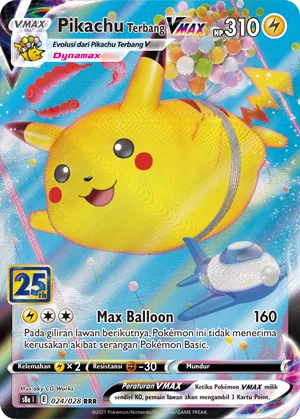 Flying Pikachu VMAX (25th Anniversary Collection 024/028)