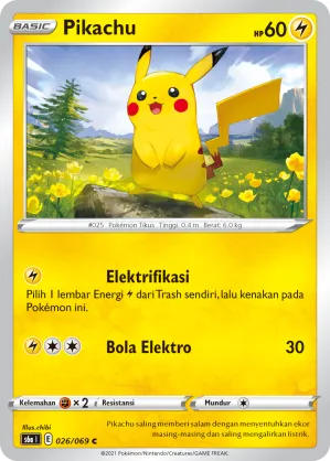 Pikachu (Eevee Heroes 026/069)