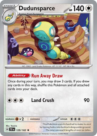 Dudunsparce (Temporal Forces 129/162)