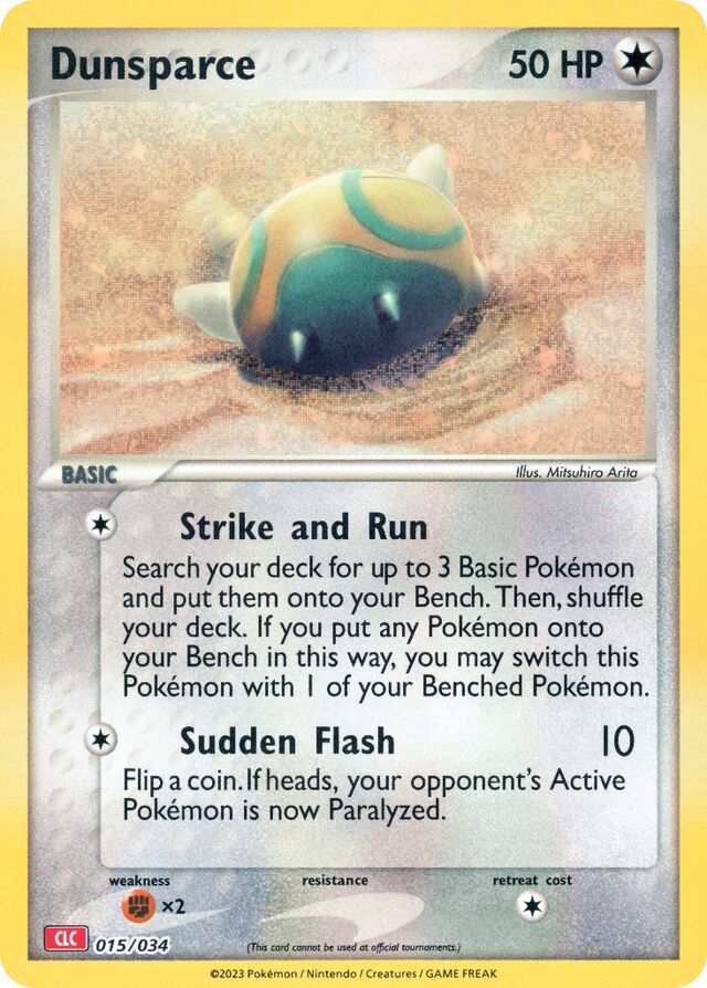 Dunsparce Charizard & Ho-Oh ex Deck 015/034