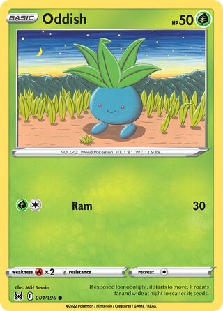 Oddish (Lost Origin 001/196)