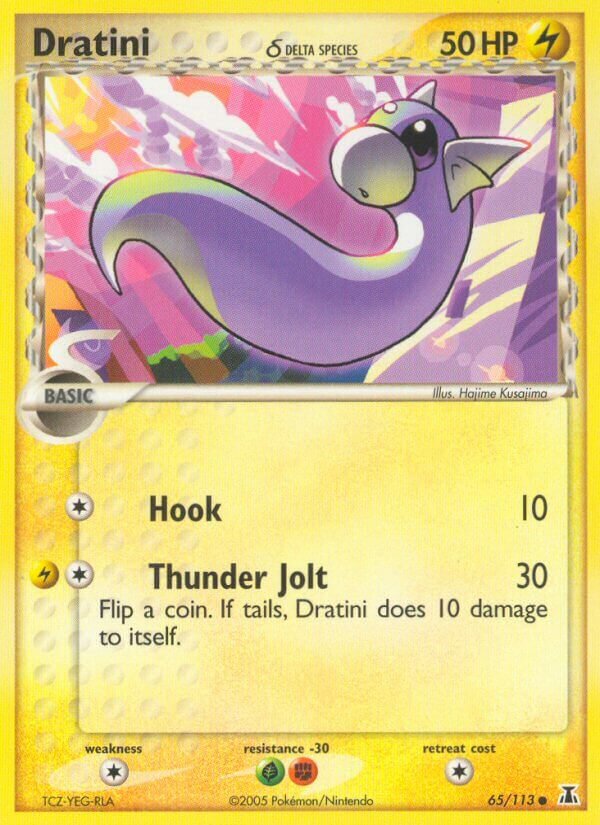 Dratini (Delta Species) 65/113 3 EX DELTA SPECIES COMMON PTCG