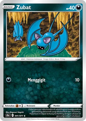 Zubat (Dark Phantasma 041/071)