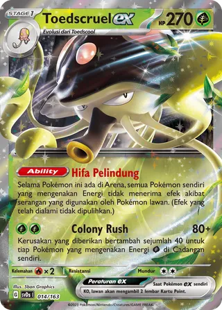 Toedscruel ex (ex Compact Deck 014/163)