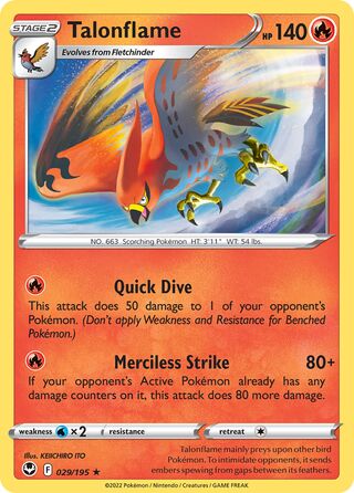 Talonflame (Silver Tempest 029/195)