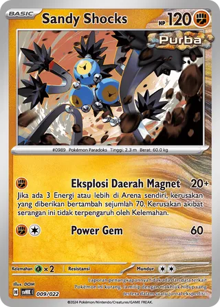 Sandy Shocks (Ancient Koraidon ex Starter Deck 009/022)
