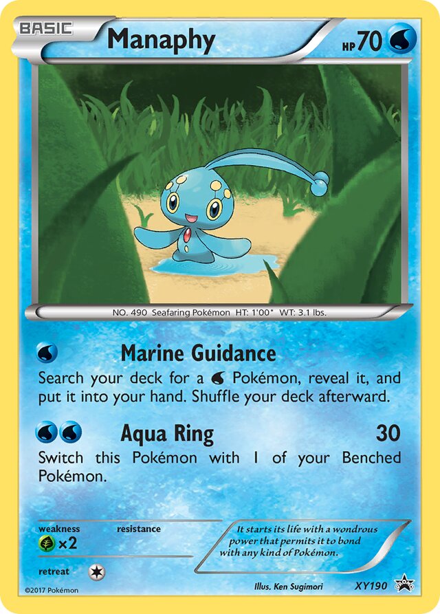 Manaphy XY Black Star Promos XY190 PROMO
