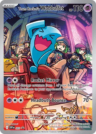 203 Team Rocket's Wobbuffet SVP PROMO