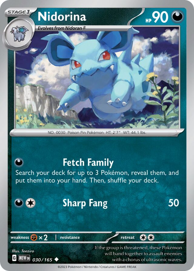 Nidorina 151 030/165 Uncommon