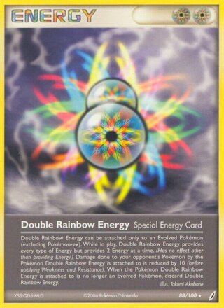 Double Rainbow Energy (EX Crystal Guardians 88/100)