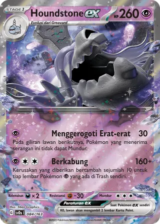 Houndstone ex (ex Compact Deck 084/163)