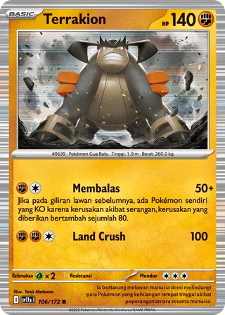 Terrakion (Black & White 106/172)