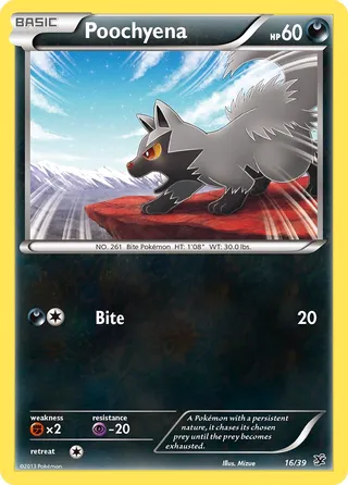 Poochyena (Kalos Starter Set 16/39)