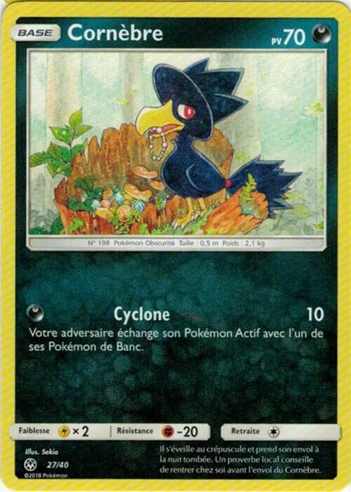 Murkrow McDonald's Collection 2018 (French 27/40 —