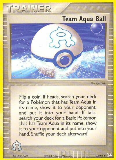 75/95 Team Aqua Ball MA Uncommon