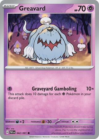 Greavard (Paldean Fates 042/091)