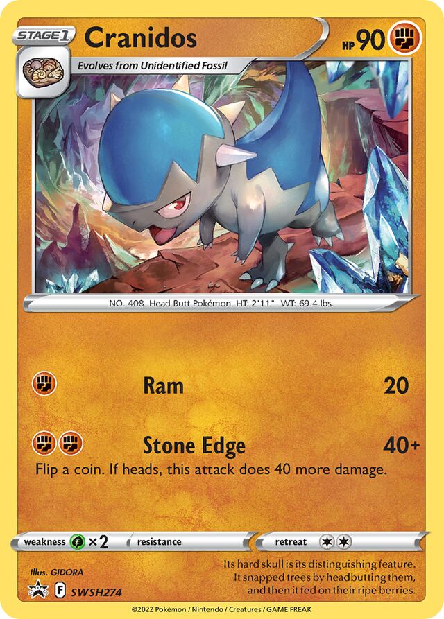 SWSH274 Cranidos SSP PROMO