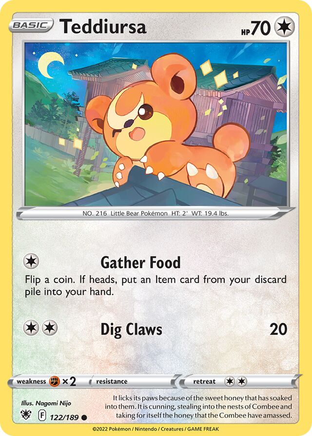 122/189 Teddiursa ASR Common