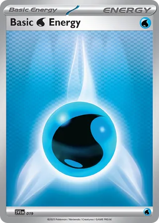 Basic Water Energy (Scarlet & Violet Energies 019)