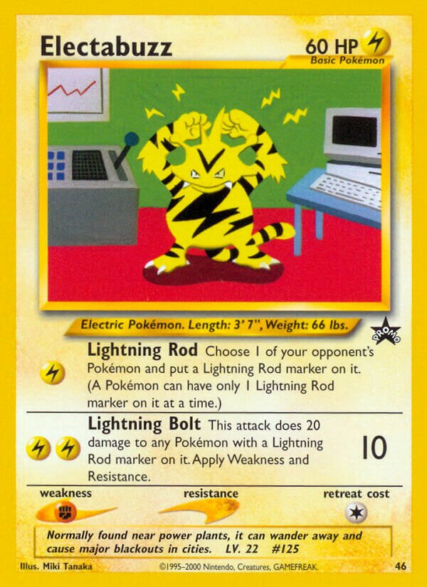 Electabuzz Wizards Black Star Promos 46 PROMO