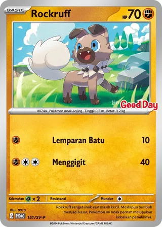 Rockruff (Scarlet & Violet Promos 151/SV-P)