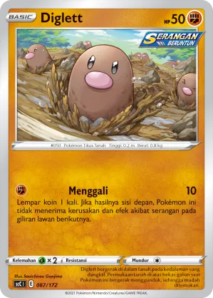 Diglett (Evolution V Starter Deck 087/172)