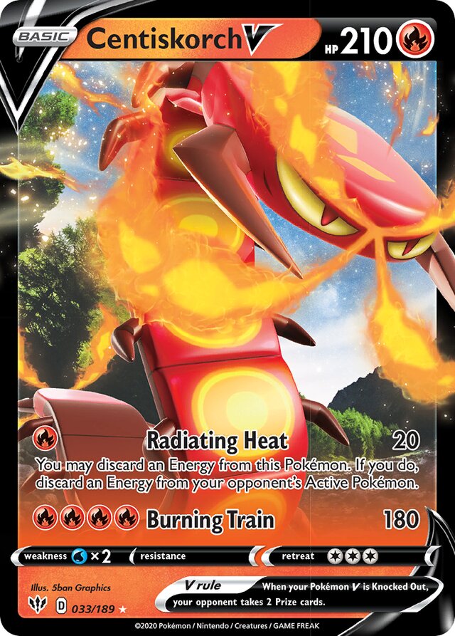 033/189 CentiskorchV DAA Ultra-Rare Rare