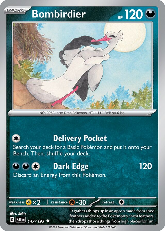 Bombirdier Paldea Evolved 147/193 Uncommon