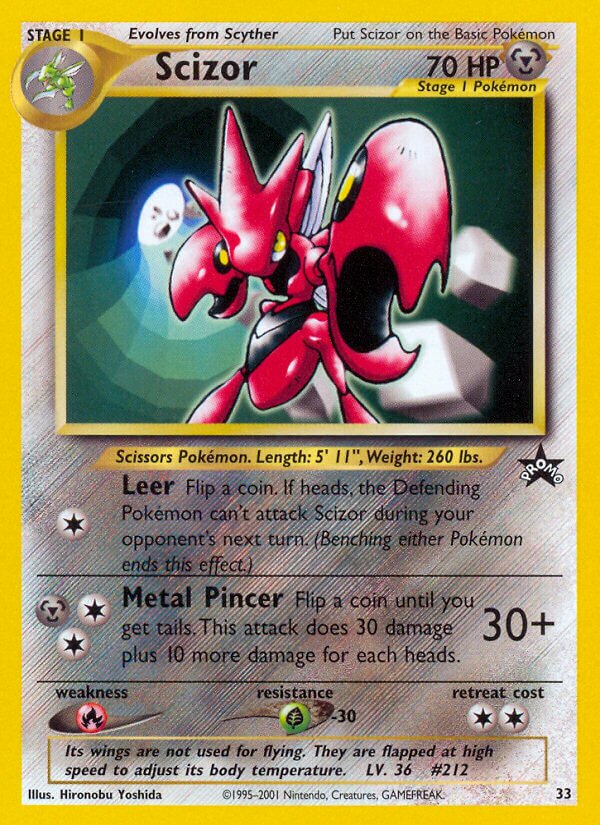 Scizor Wizards Black Star Promos 33 PROMO