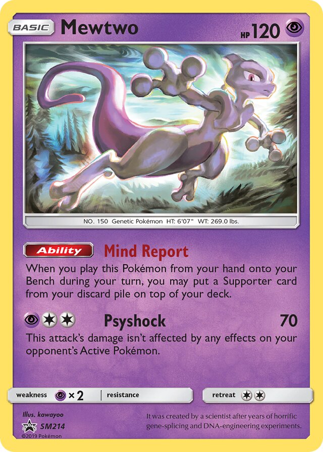SM214 Mewtwo SMP PROMO