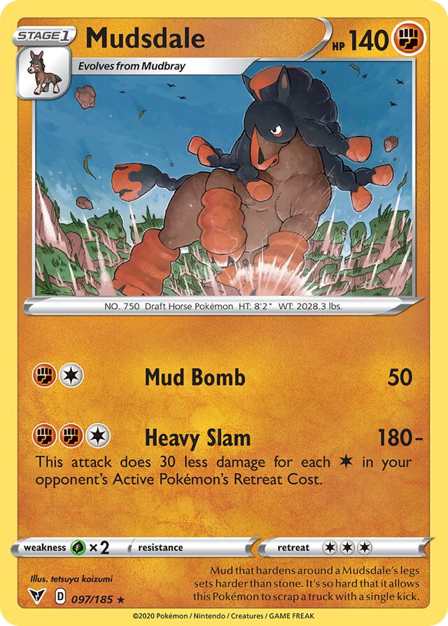 097/185 Mudsdale VIV Rare