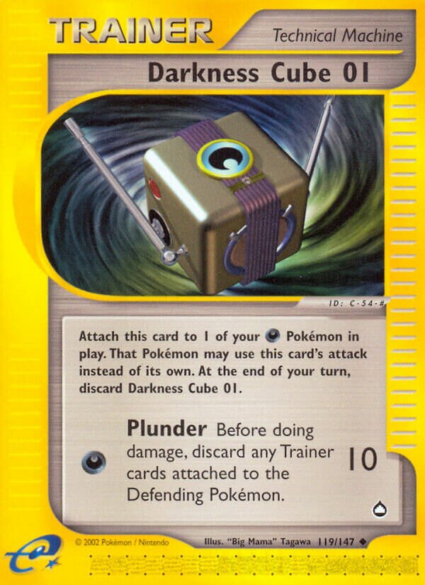 119/147 Darkness Cube 01 AQ Uncommon