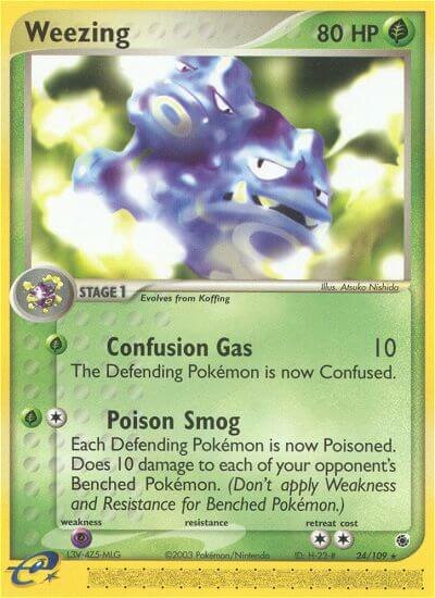 24/109 Weezing RS Rare