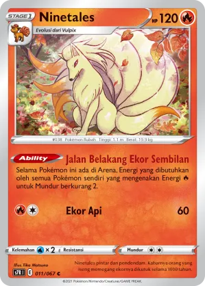 Ninetales (Blue Sky Stream 011/067)