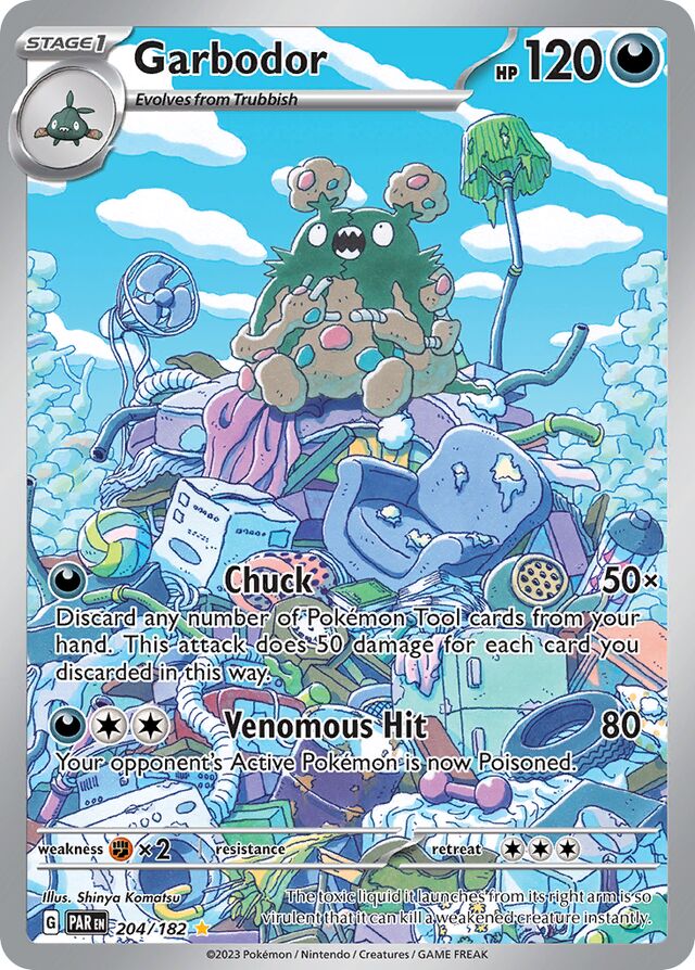 204/182 Garbodor PAR Illustration Rare