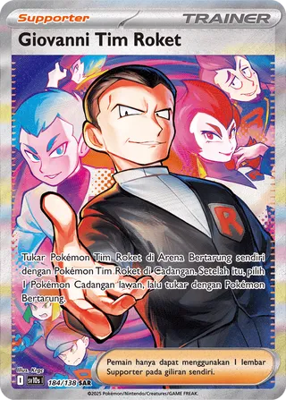 Team Rocket's Giovanni (Presence of Champions 184/138)