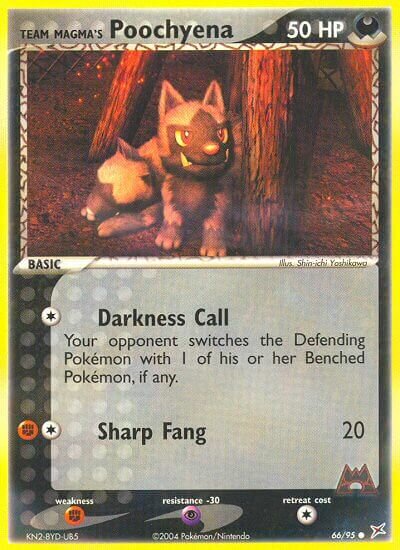 66/95 Team Magma's Poochyena MA Common