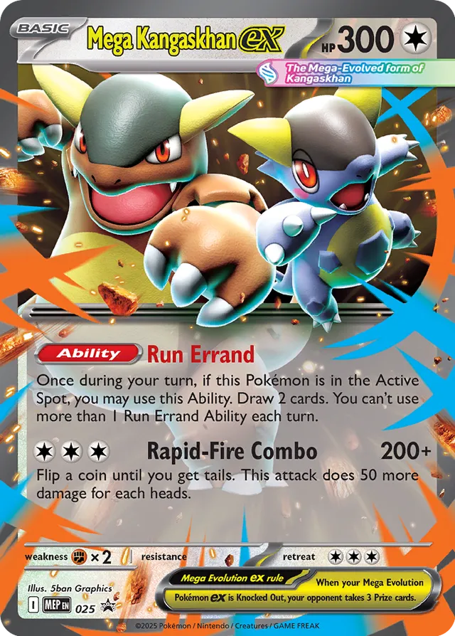 25 Mega Kangaskhan ex PROMO